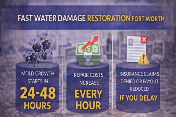 Fast Water Damage Restoration in Fort Worth